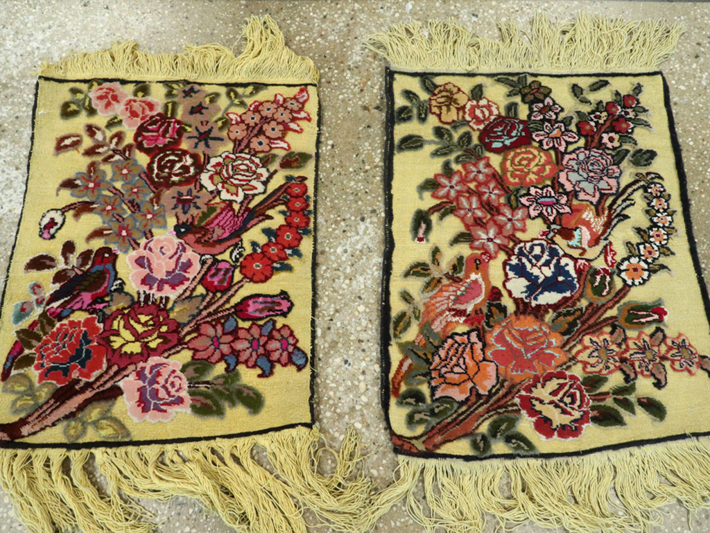 Vintage Persian Souf Rug (Pair: 2 of 2), No.11848 - Gss