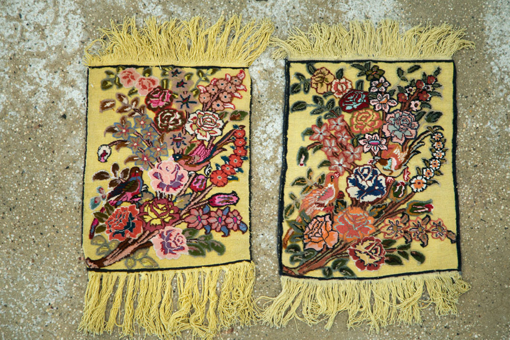 Vintage Persian Souf Rug (Pair: 2 of 2), No.11848 - Gss