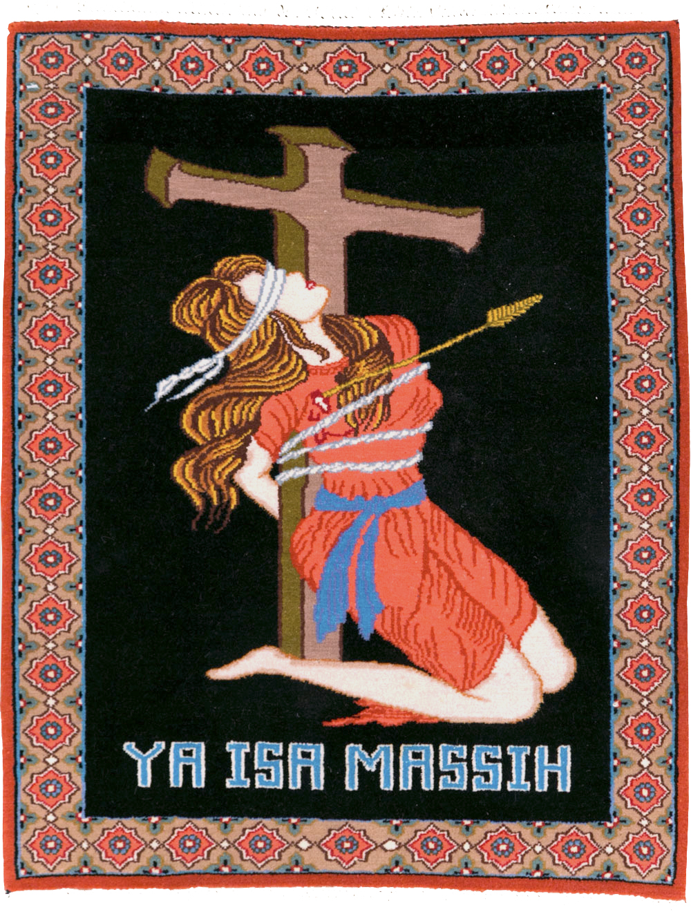 Vintage Persian Tabriz Pictorial Rug (Pair: 1 of 2), No.11853 - Gss