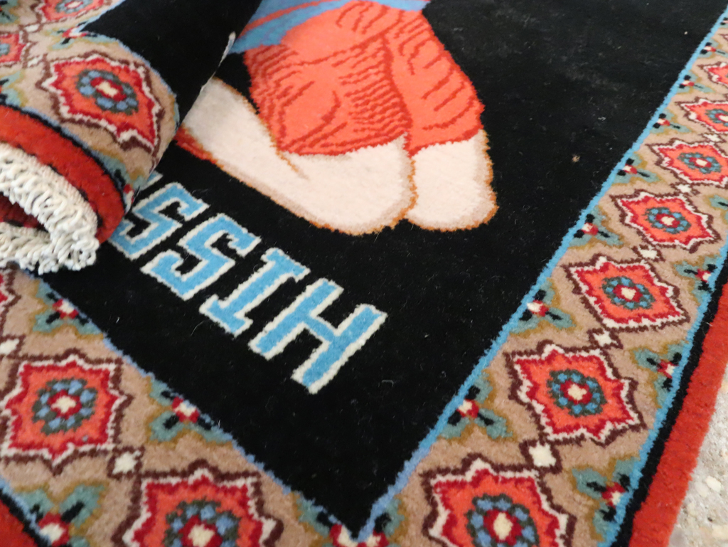 Vintage Persian Tabriz Pictorial Rug (Pair: 1 of 2), No.11853 - Gss