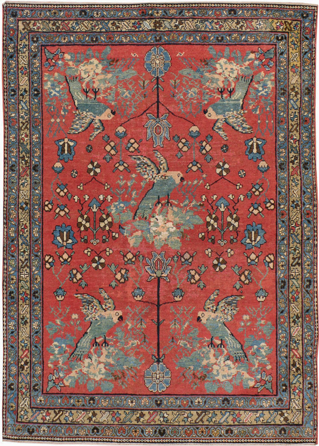 Antique Persian Malayer Rug, No.11860 - Gss