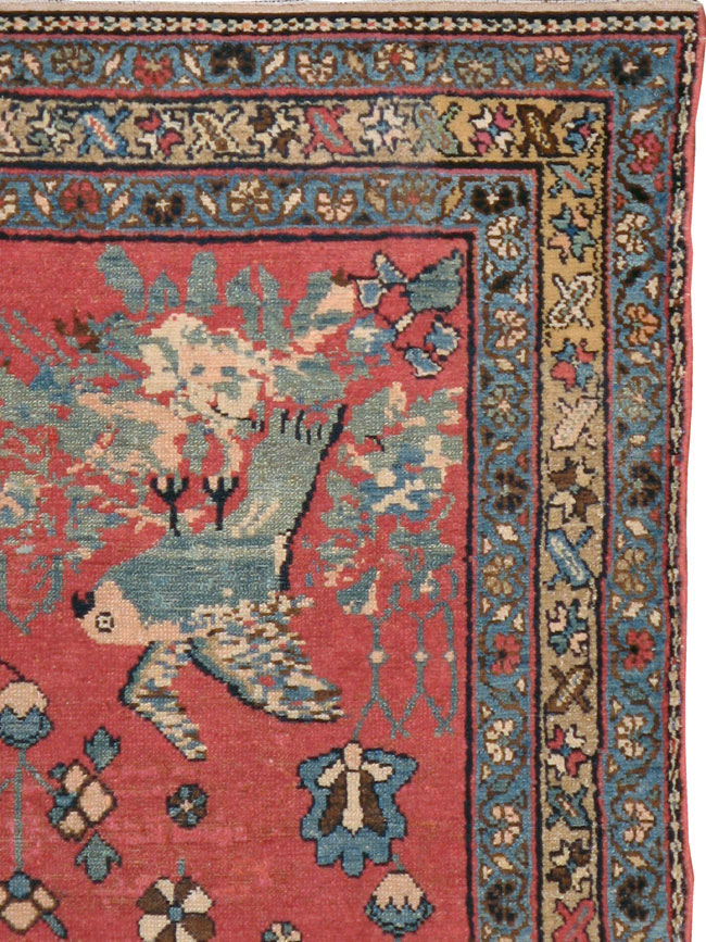 Antique Persian Malayer Rug, No.11860 - Gss