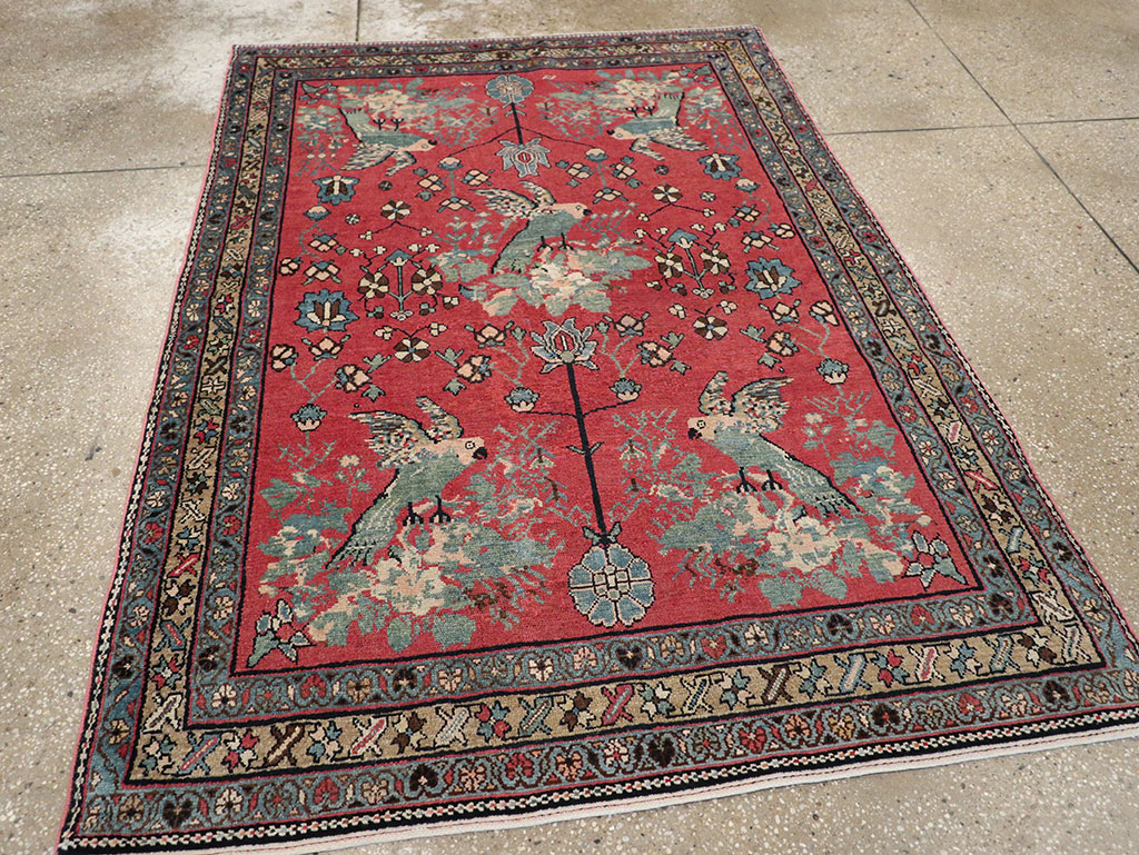 Antique Persian Malayer Rug, No.11860 - Gss