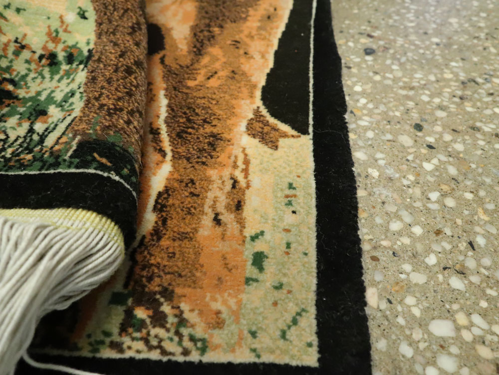 Modern Tabriz Pictorial Rug, No.11867 - Gss