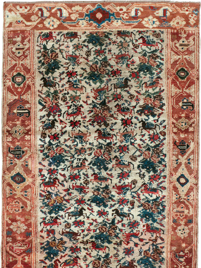 Antique Persian Kurdish Rug, No.11878 - Gss