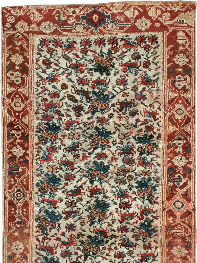 Antique Persian Kurdish Rug, No.11878 - Gss