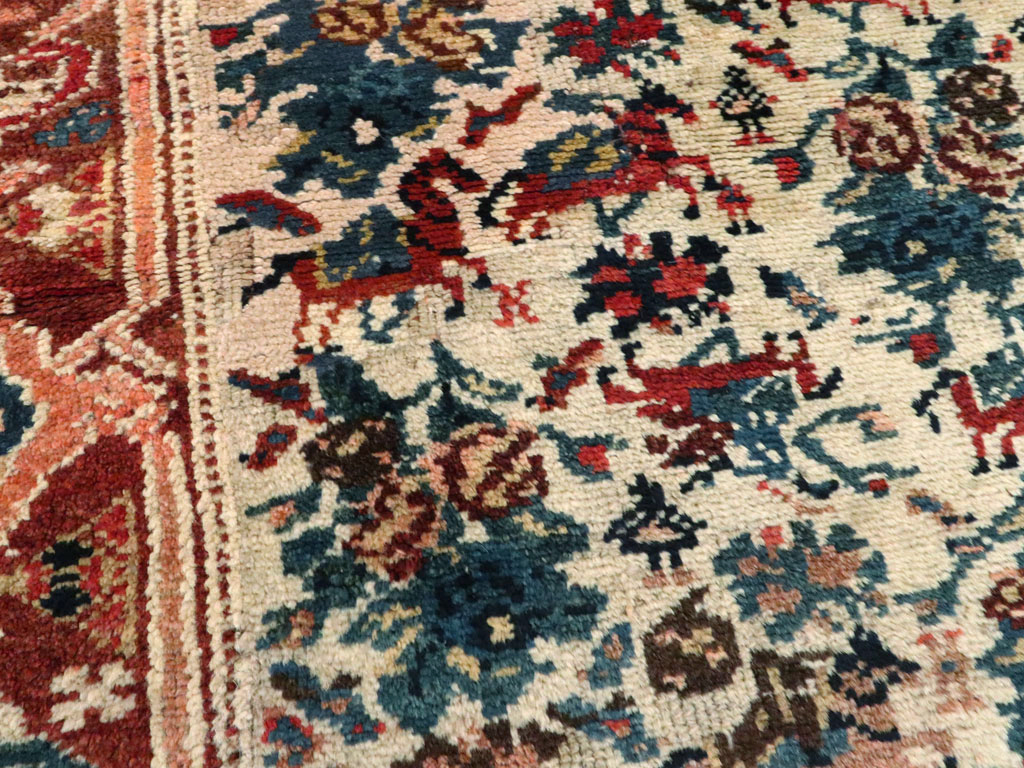 Antique Persian Kurdish Rug, No.11878 - Gss