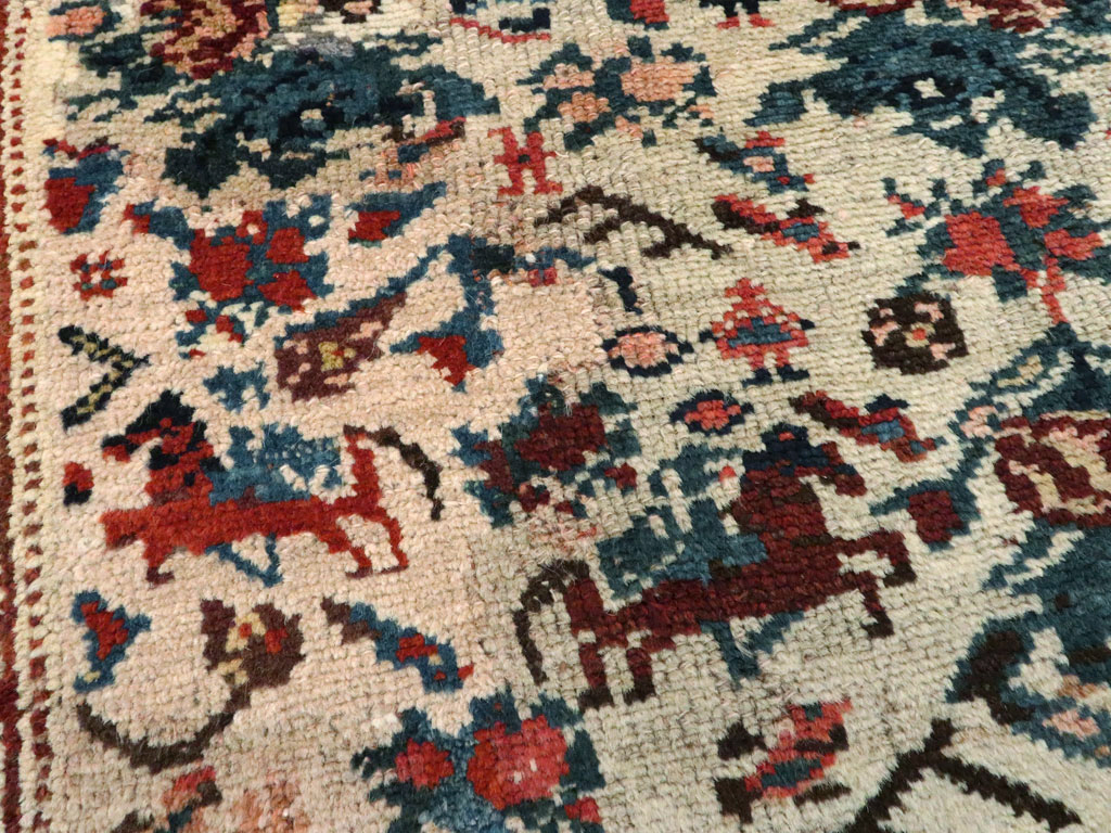 Antique Persian Kurdish Rug, No.11878 - Gss
