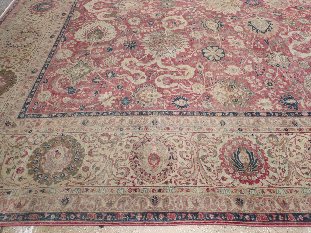 Antique Persian Tabriz Carpet, No.11907 - Gss
