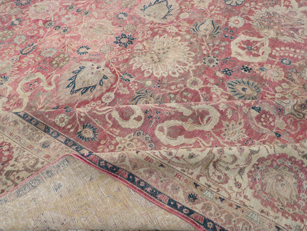 Antique Persian Tabriz Carpet, No.11907 - Gss