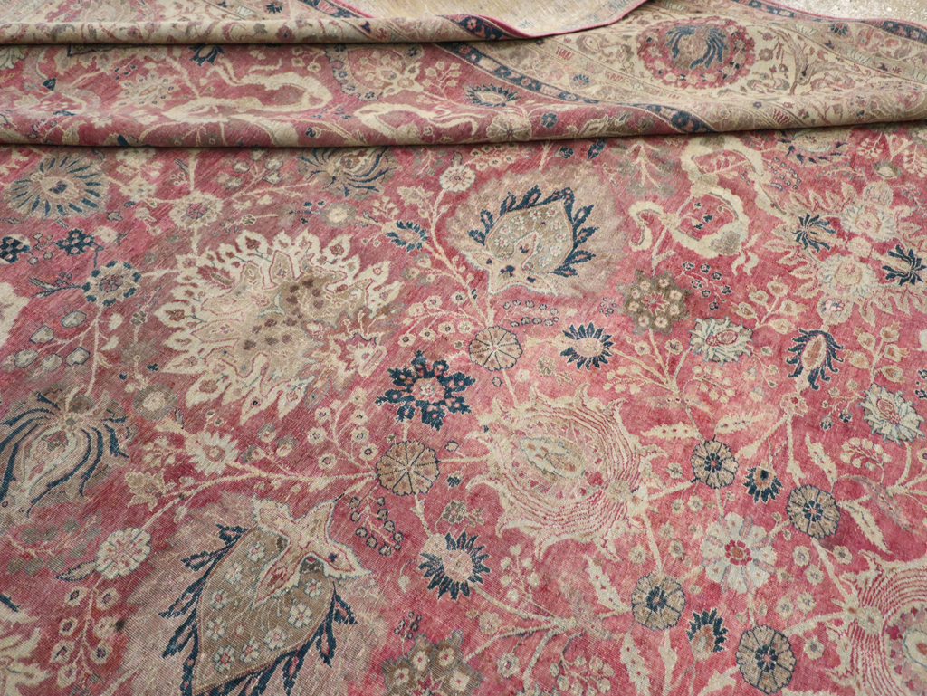 Antique Persian Tabriz Carpet, No.11907 - Gss