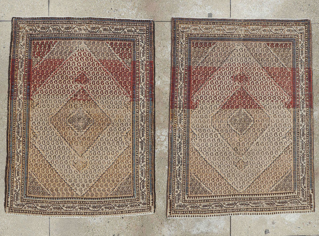 Antique Persian Tabriz Rug (Pair: 1 of 2), No.11963 - Gss