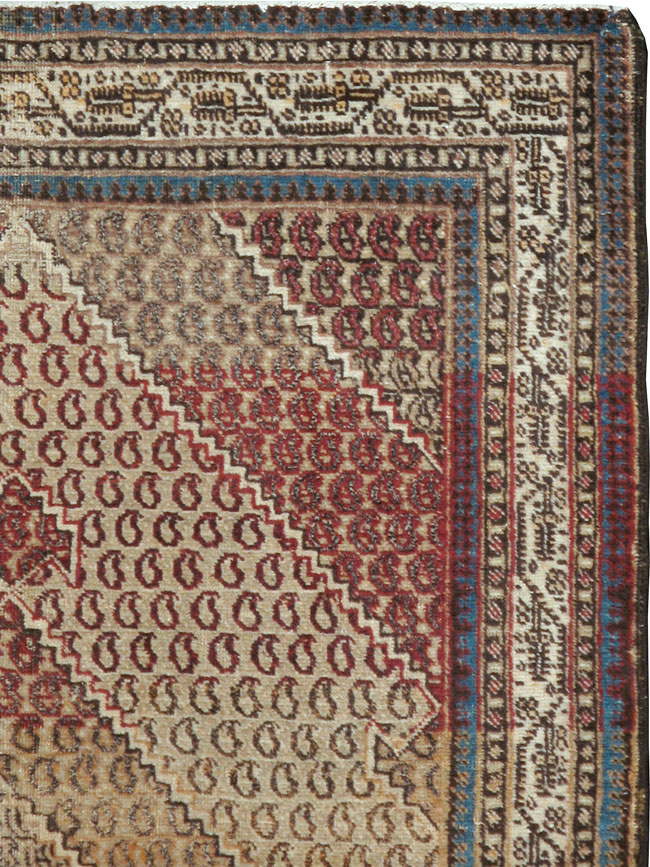 Antique Persian Tabriz Rug (Pair: 2 of 2), No.11964 - Gss