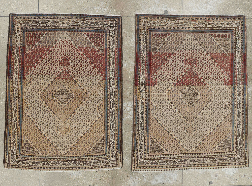 Antique Persian Tabriz Rug (Pair: 2 of 2), No.11964 - Gss