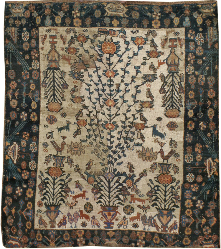 Antique Afshar Rug, No.11973 - Gss