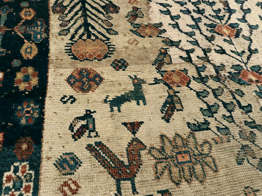 Antique Afshar Rug, No.11973 - Gss