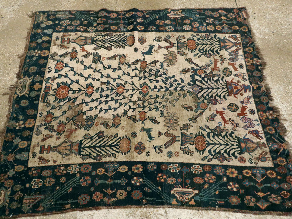 Antique Afshar Rug, No.11973 - Gss