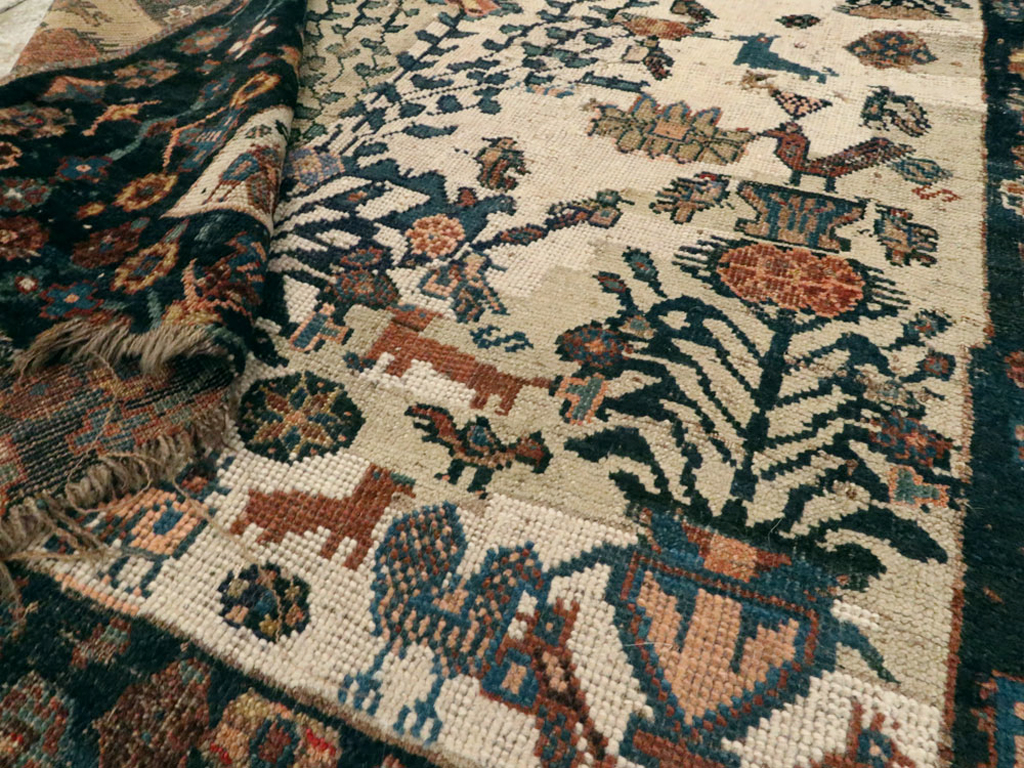Antique Afshar Rug, No.11973 - Gss