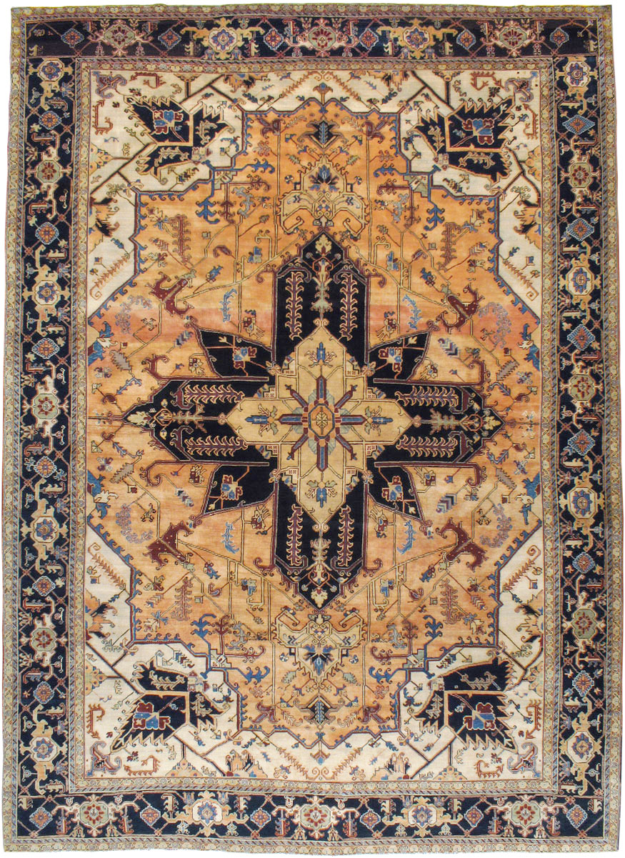 Vintage Heriz Carpet, No.11991 - Gss