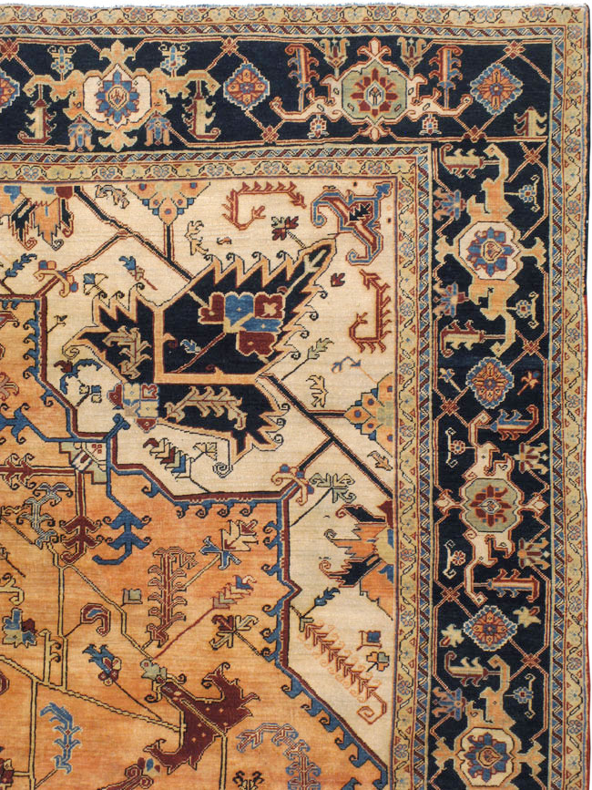 Vintage Heriz Carpet, No.11991 - Gss