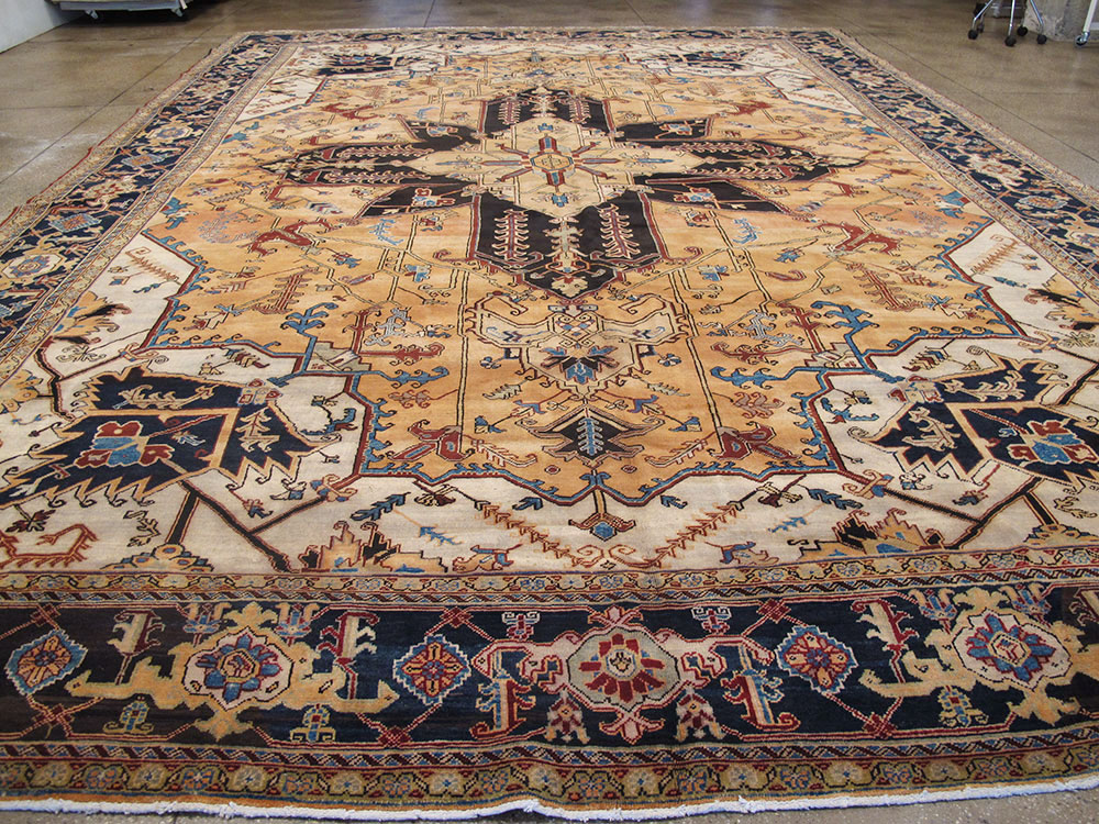 Vintage Heriz Carpet, No.11991 - Gss