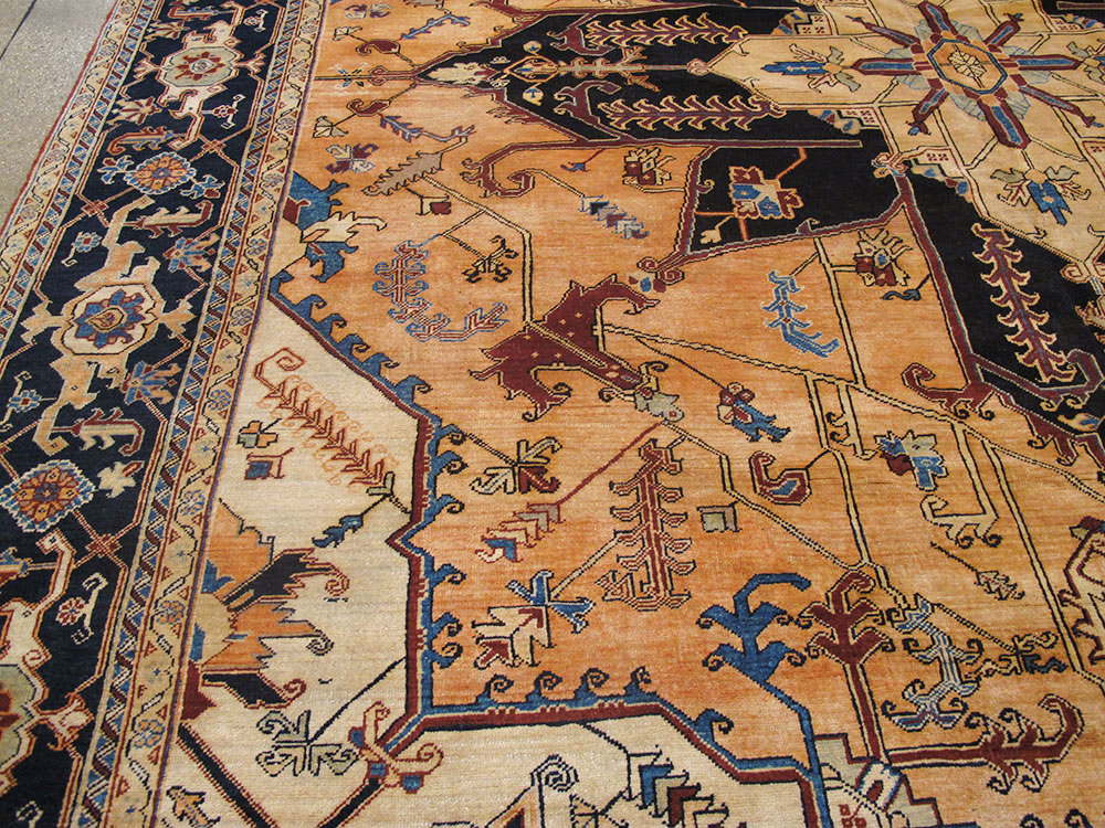 Vintage Heriz Carpet, No.11991 - Gss