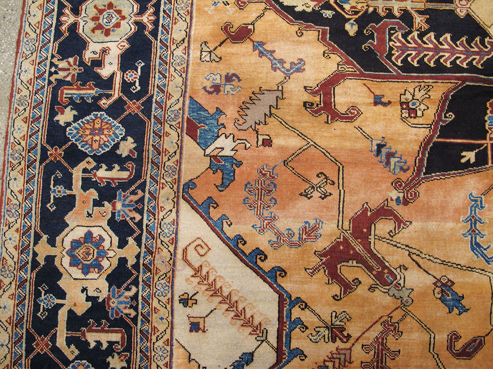 Vintage Heriz Carpet, No.11991 - Gss