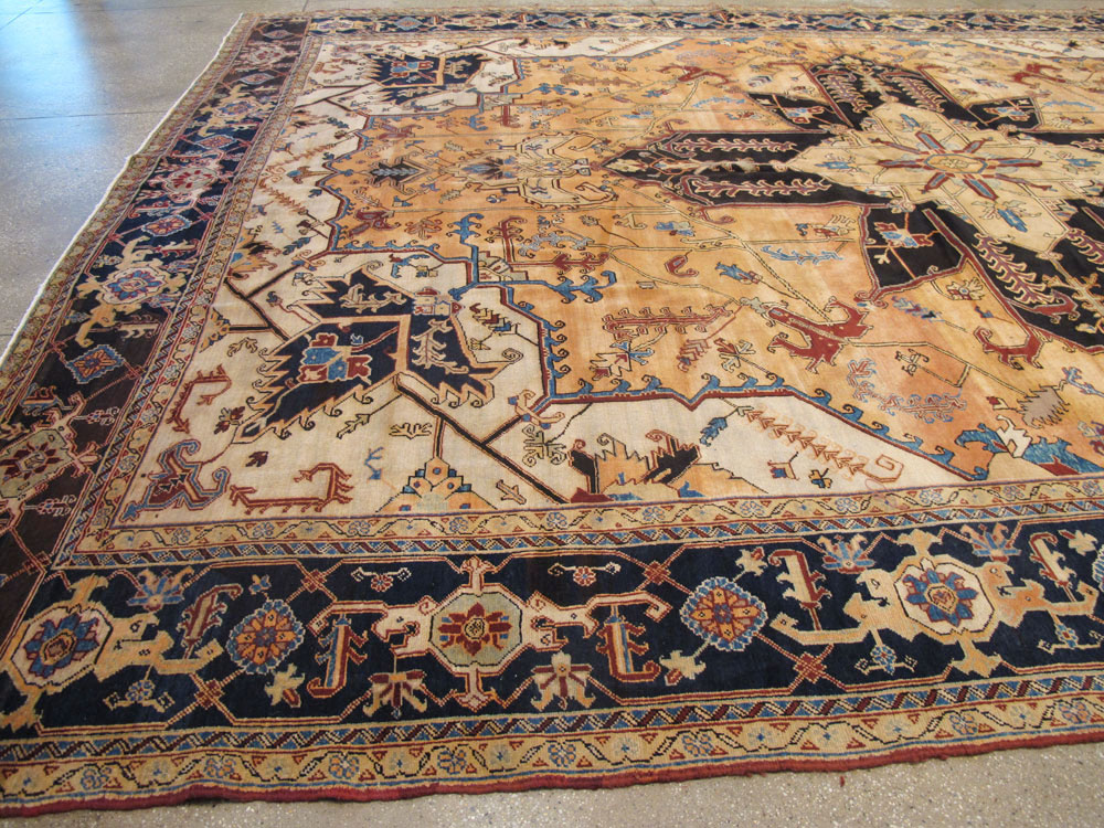 Vintage Heriz Carpet, No.11991 - Gss
