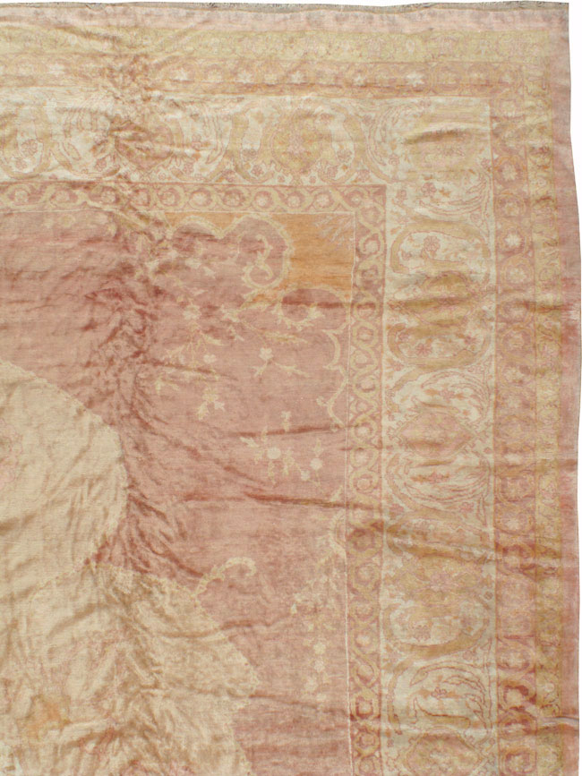 Antique Turkish Oushak Square Oversize Carpet, No.12029 - Gss