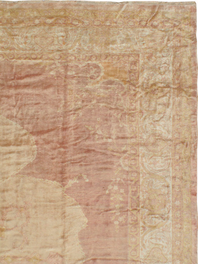 Antique Turkish Oushak Square Oversize Carpet, No.12029 - Gss