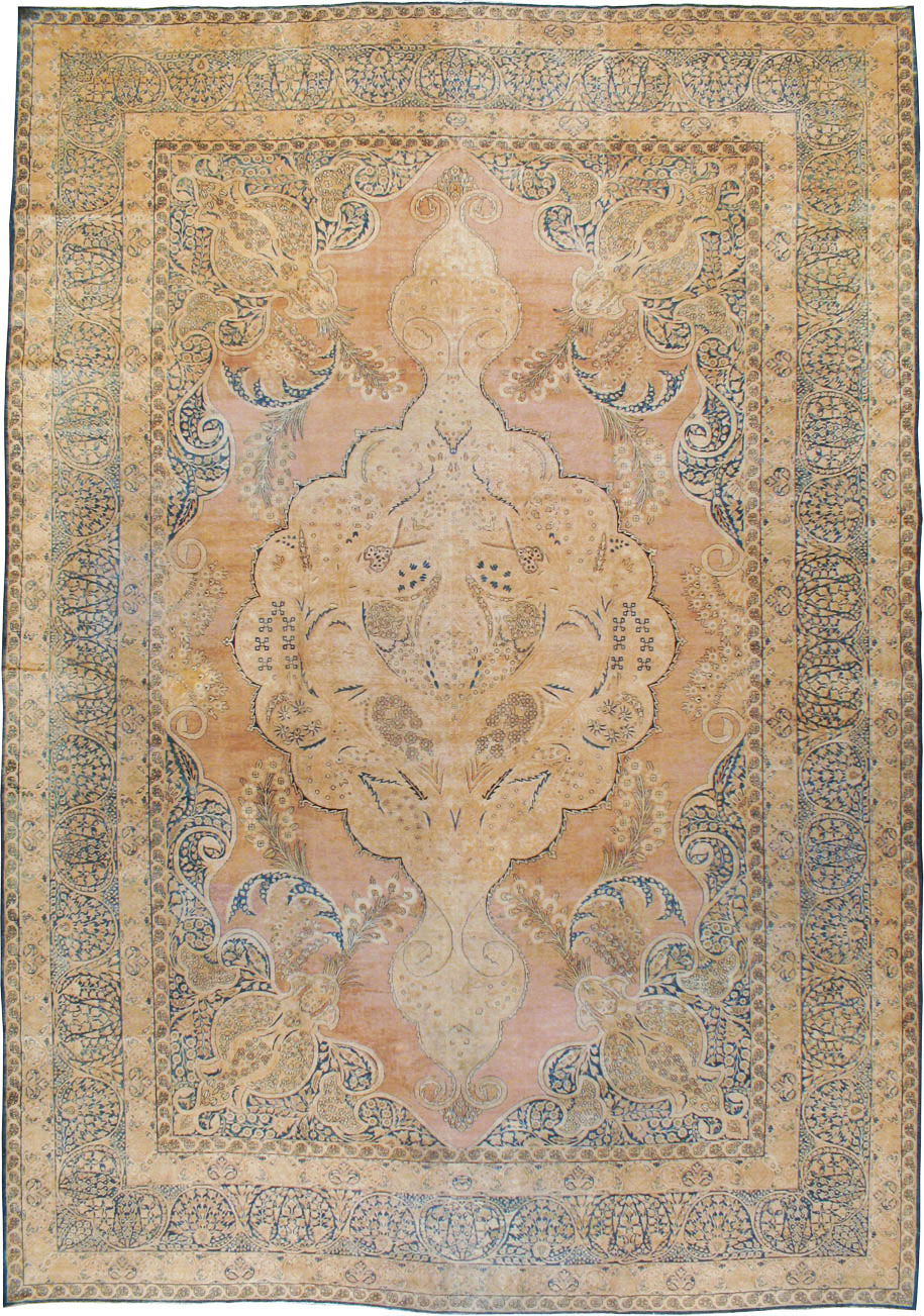 Antique Persian Lavar Kerman Carpet, No.12031 - Gss