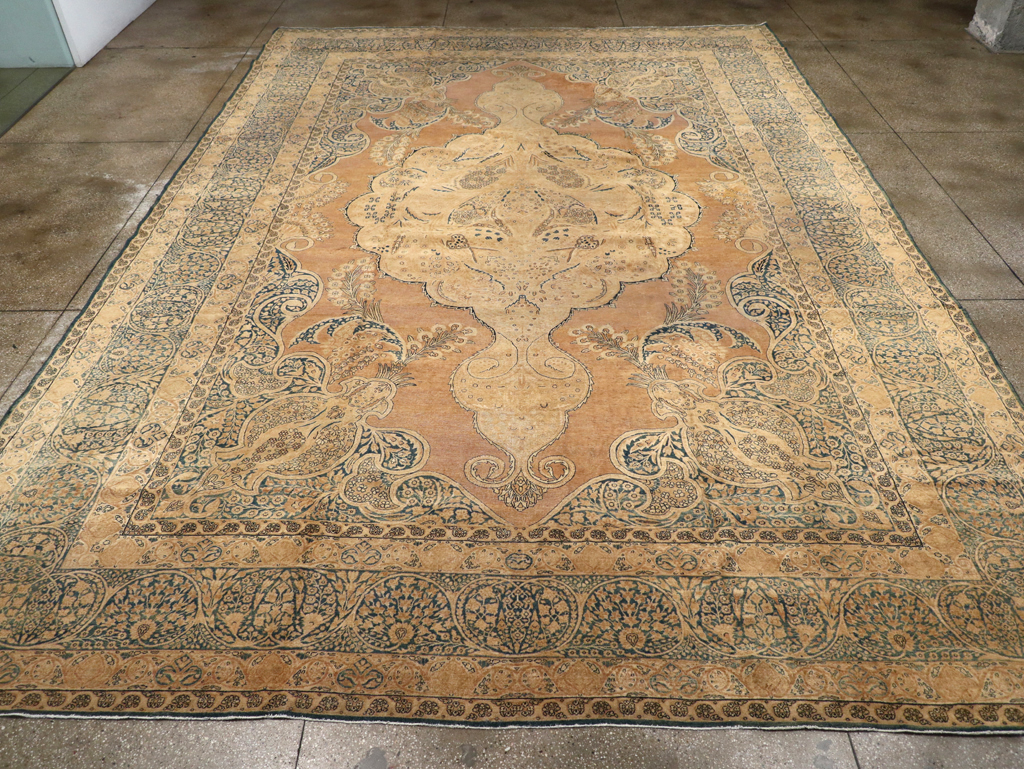 Antique Persian Lavar Kerman Carpet, No.12031 - Gss