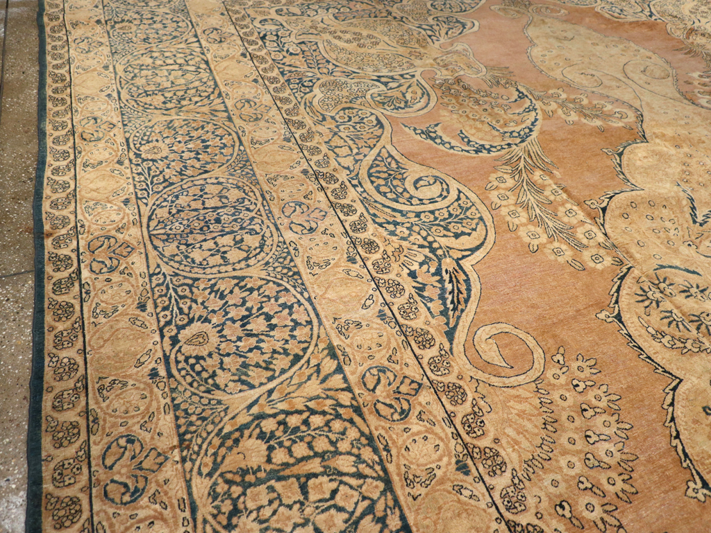 Antique Persian Lavar Kerman Carpet, No.12031 - Gss