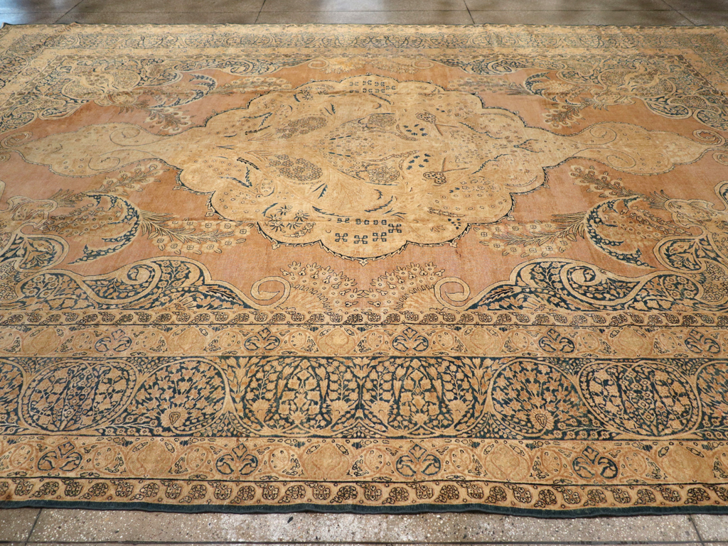 Antique Persian Lavar Kerman Carpet, No.12031 - Gss