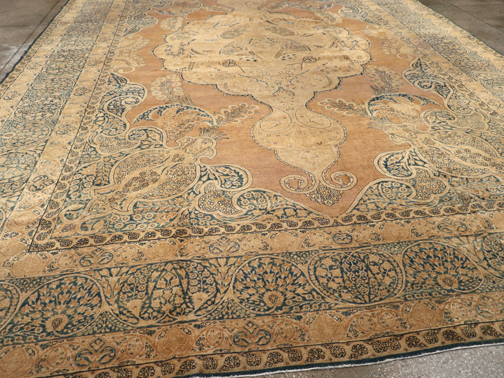 Antique Persian Lavar Kerman Carpet, No.12031 - Gss