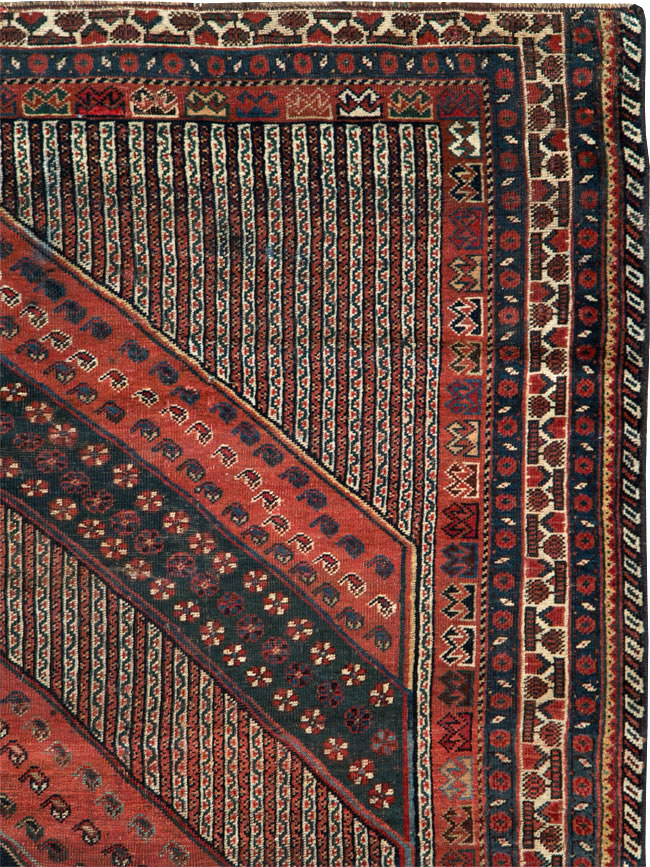 Antique Shiraz Gallery Carpet, No.12036 - Gss