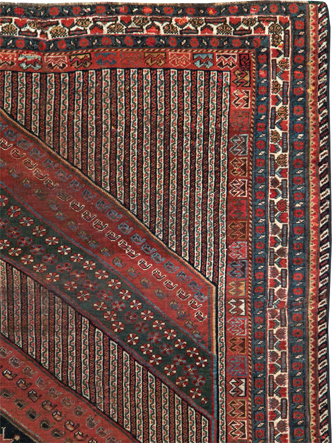 Antique Shiraz Gallery Carpet, No.12036 - Gss