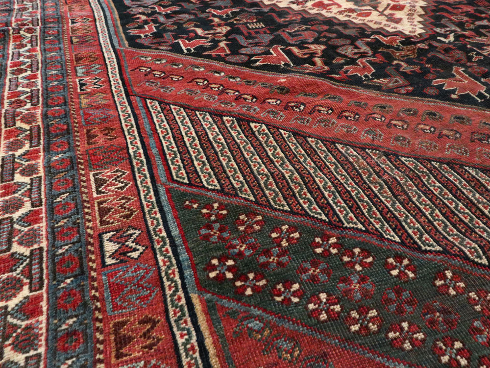 Antique Shiraz Gallery Carpet, No.12036 - Gss