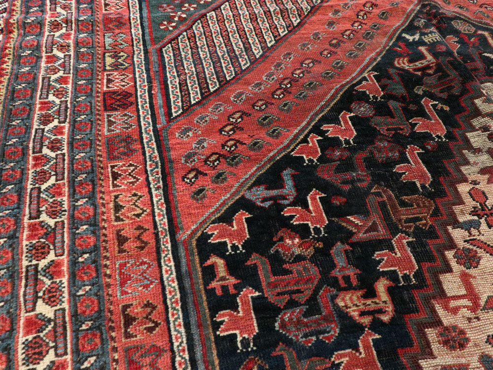 Antique Shiraz Gallery Carpet, No.12036 - Gss