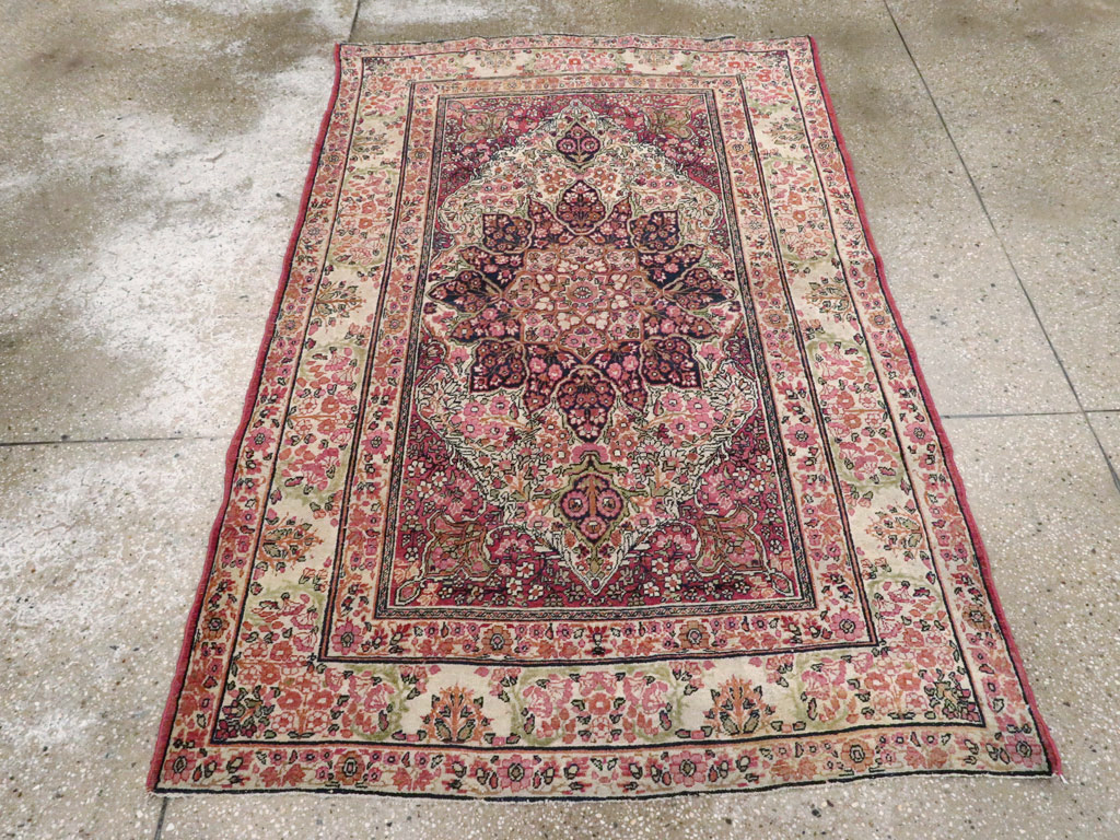 Antique Persian Lavar Kerman Rug, No.12057 - Gss