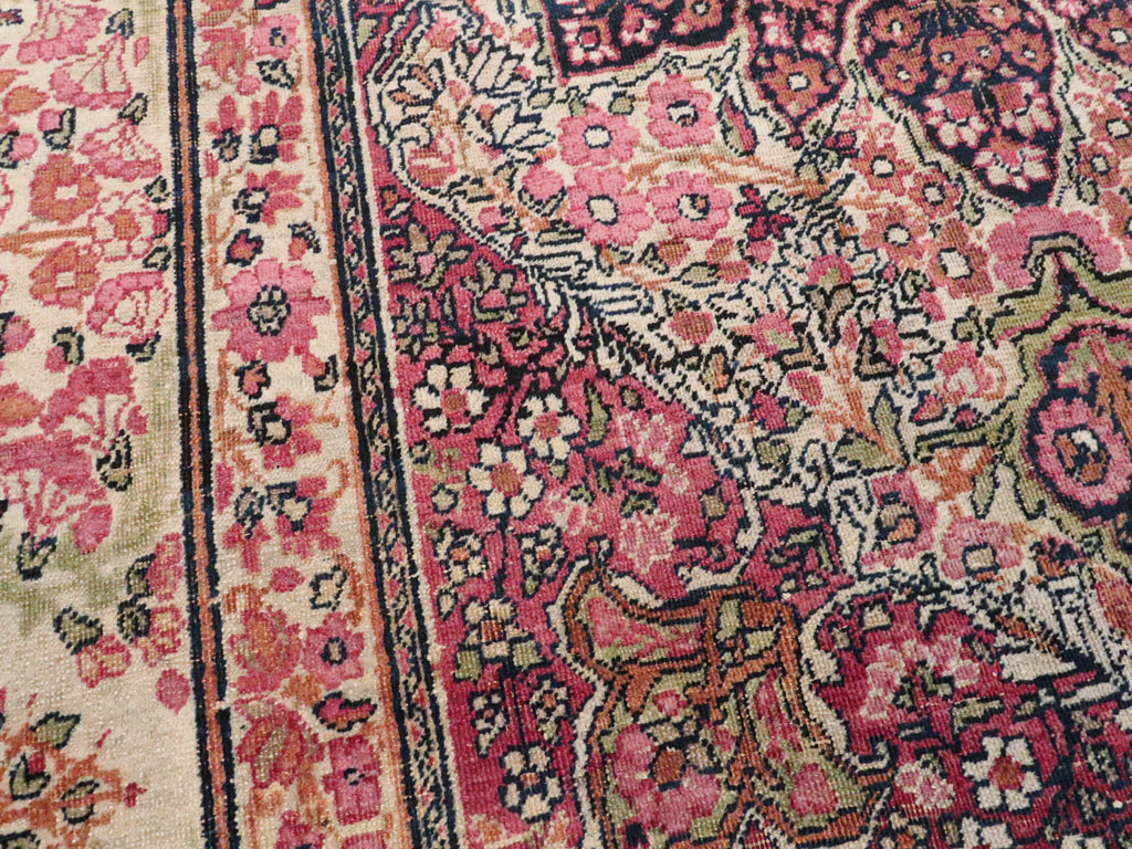 Antique Persian Lavar Kerman Rug, No.12057 - Gss