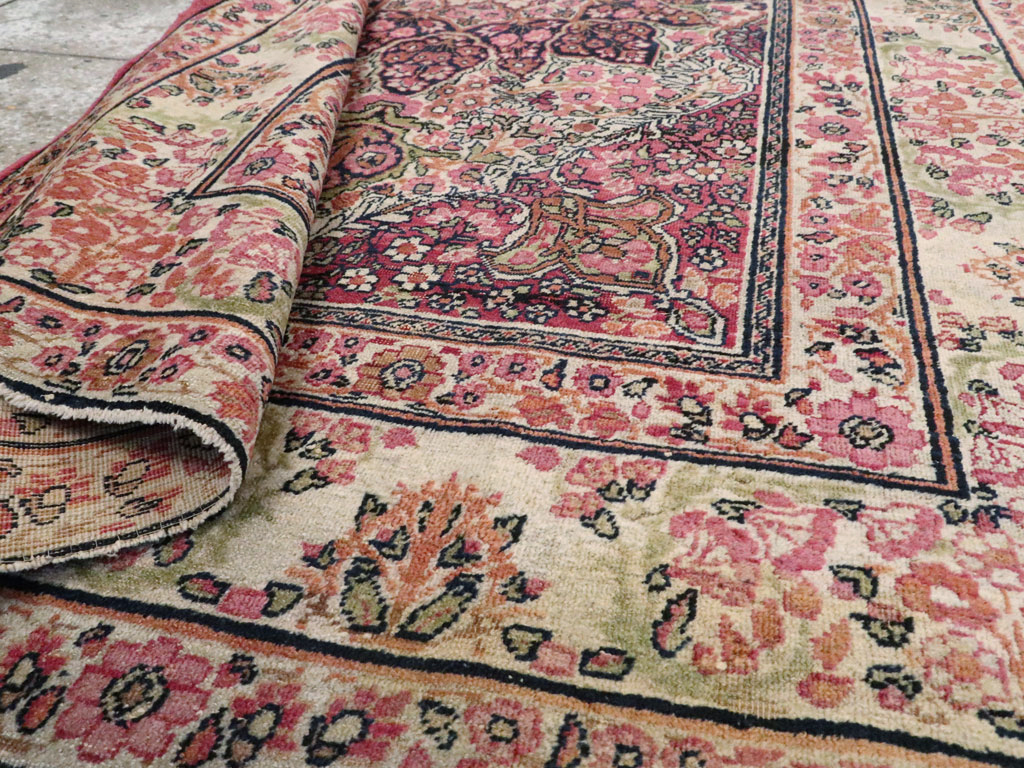 Antique Persian Lavar Kerman Rug, No.12057 - Gss