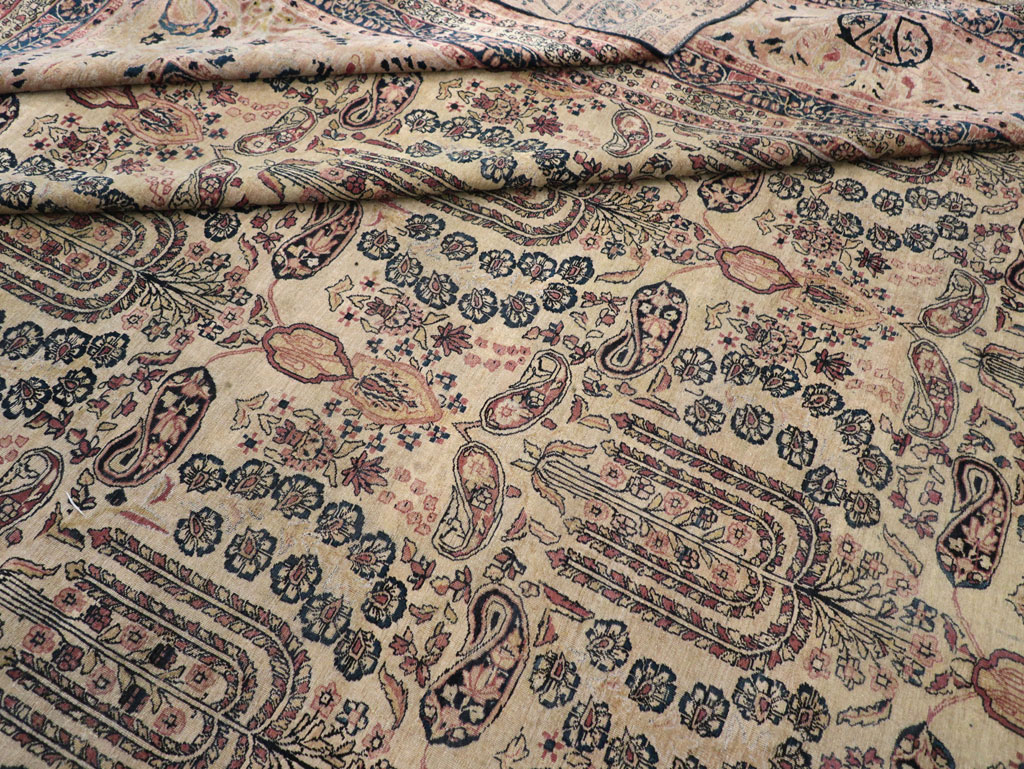 Antique Persian Lavar Kerman Oversize Carpet, No.12063 - Gss