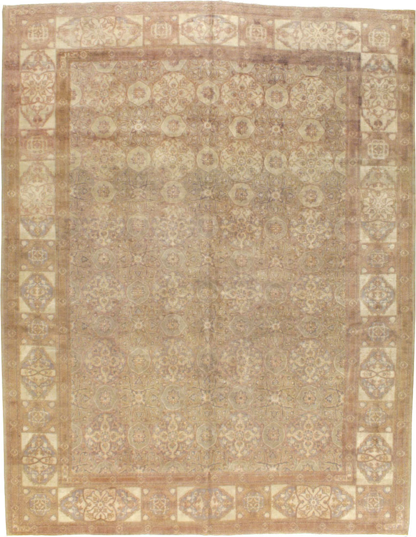 Vintage Tabriz Carpet, No.12077 - Gss