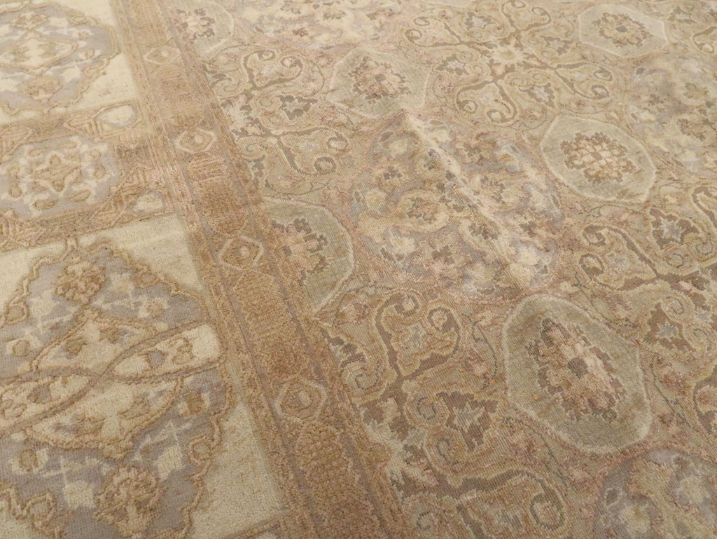 Vintage Tabriz Carpet, No.12077 - Gss