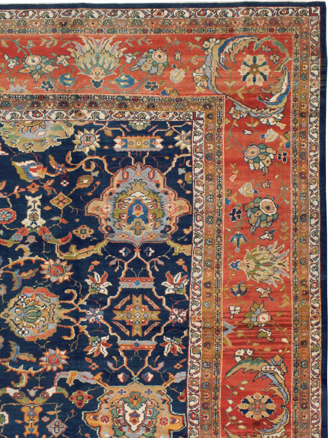 Antique Persian Sultanbad Carpet, No.12146 - Gss