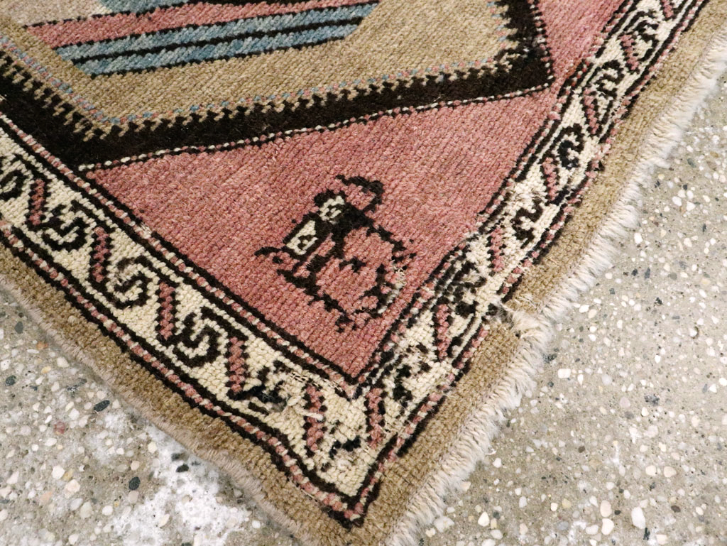 Antique Hamadan Pictorial Rug (Pair: 2 of 2), No.12189 - Gss
