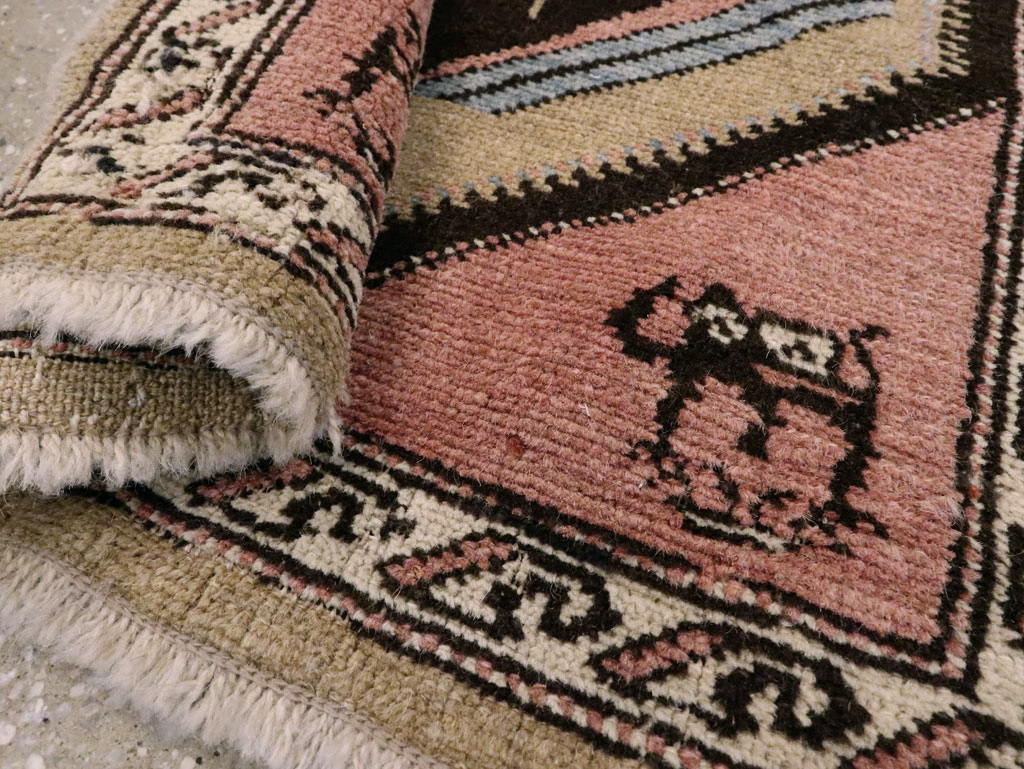 Antique Hamadan Pictorial Rug (Pair: 2 of 2), No.12189 - Gss