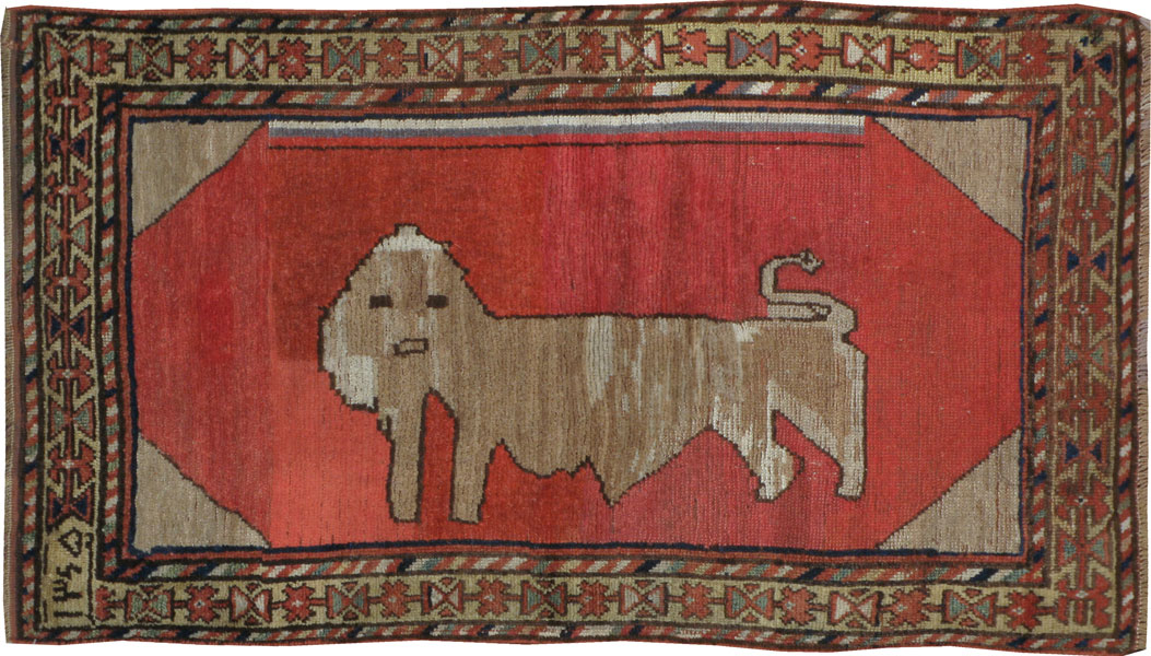 Antique Persian Gabbeh Rug, No.12190 - Gss