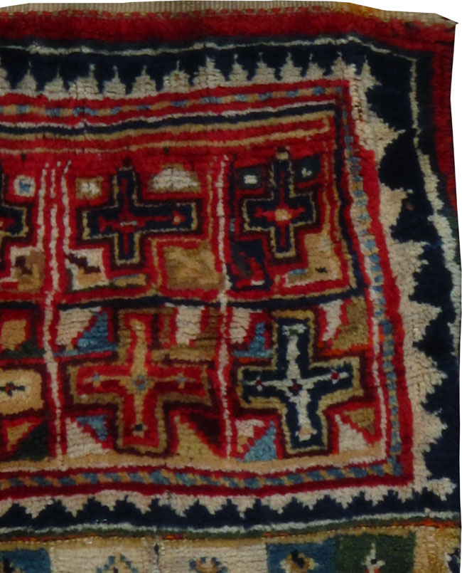 Antique Persian Saddlebags Rug, No.12198 - Gss